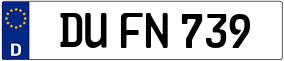 Truck License Plate
